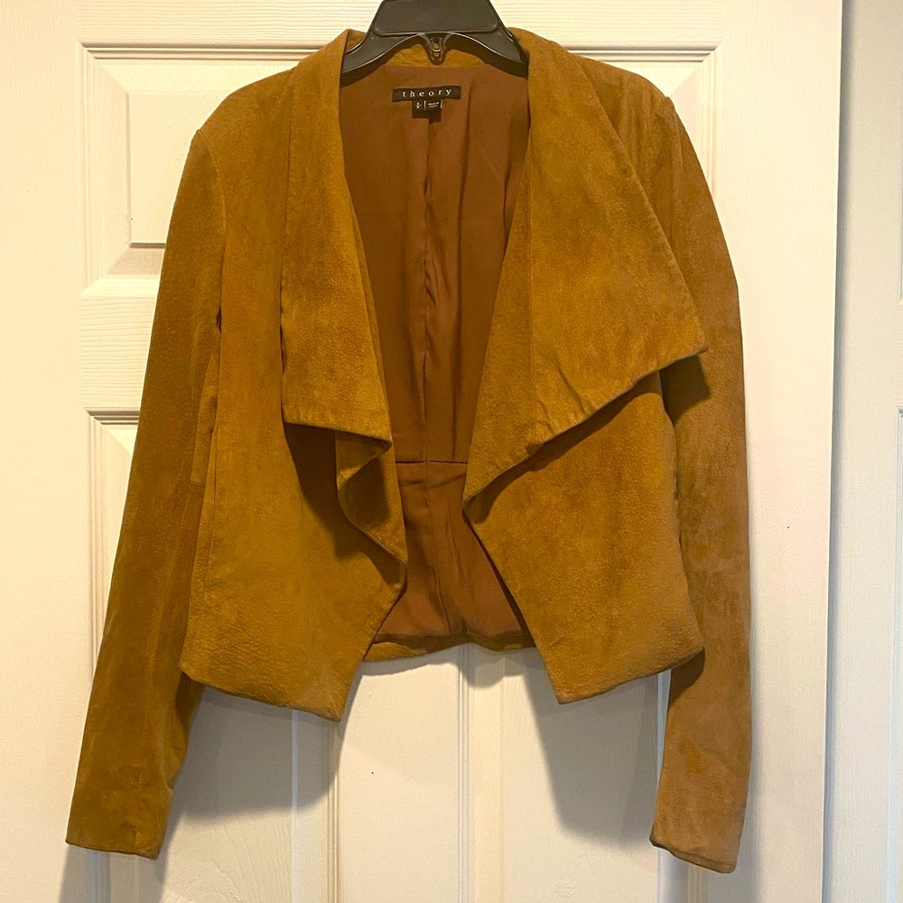 Suede Theory Camel Blazer Jacket